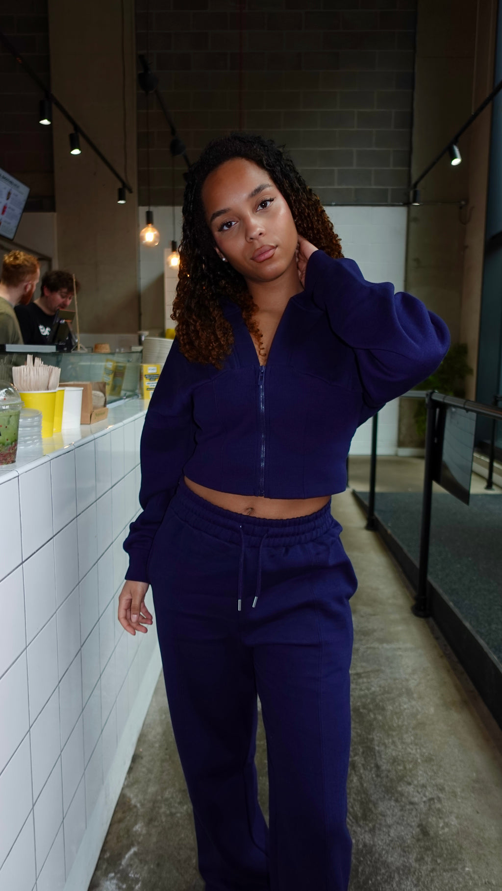 HerWellness Comfort Tracksuit Set - Navy (+ Blank Street or Medicube)