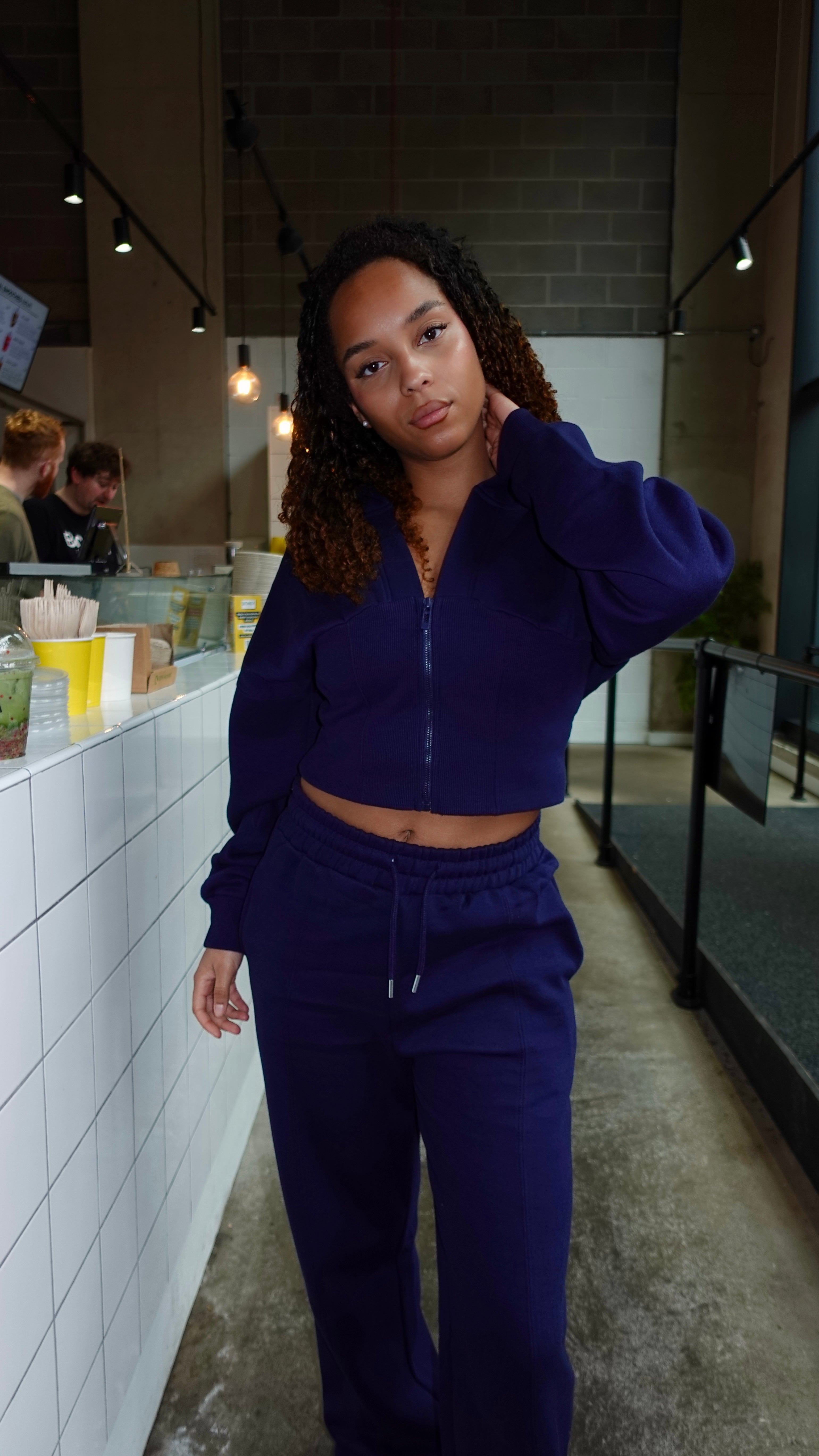 HerWellness Comfort Tracksuit Set - Navy (+ Blank Street or Medicube)