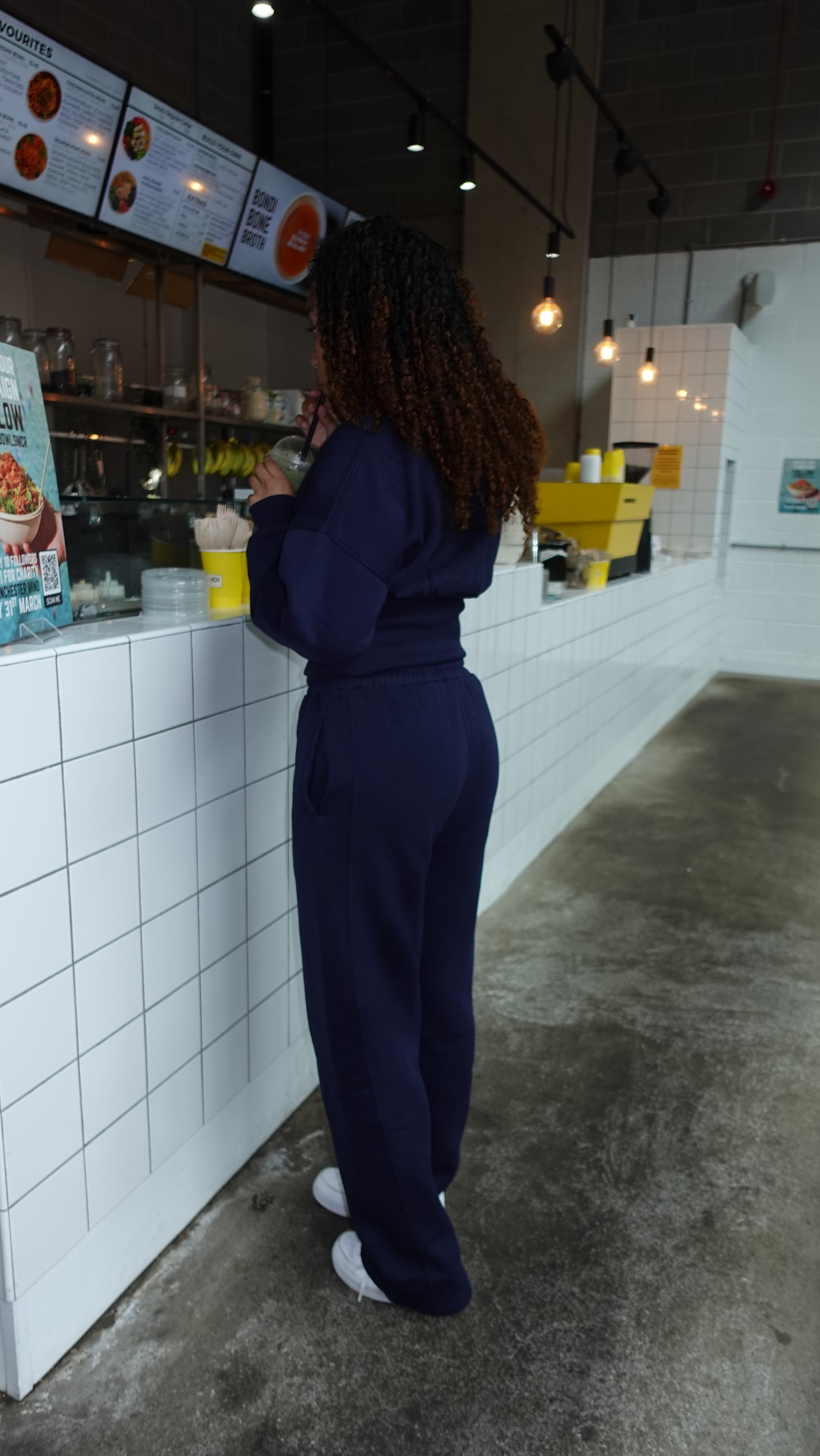 HerWellness Comfort Tracksuit Set - Navy (+ Blank Street or Medicube)