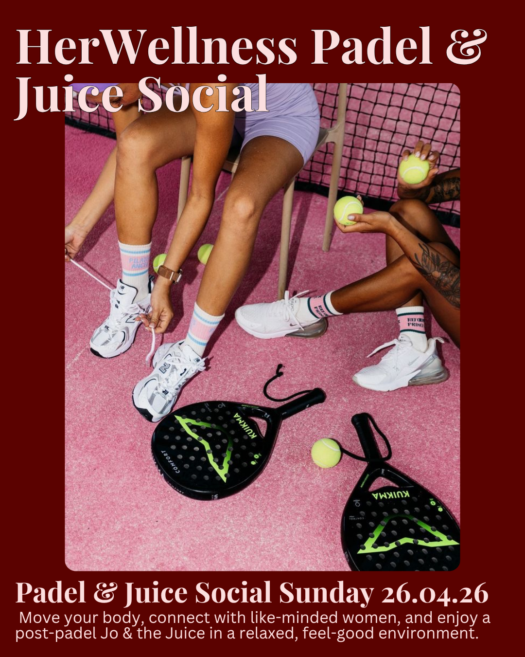 APRIL : Manchester - Padel and Joe and the juice Social