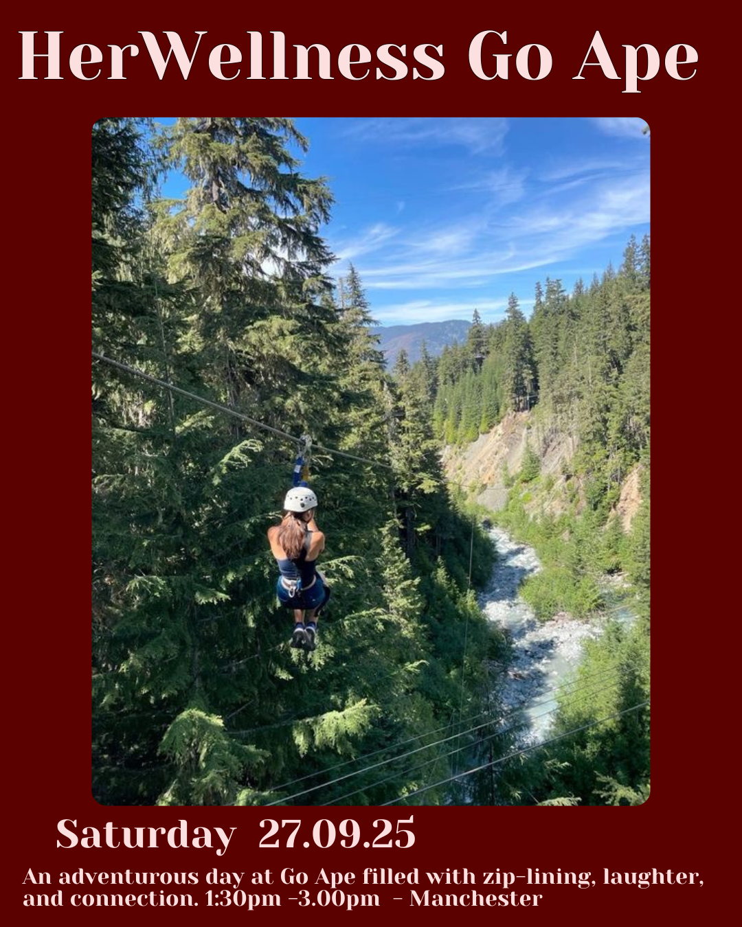 September 27th : ONLY Go Ape